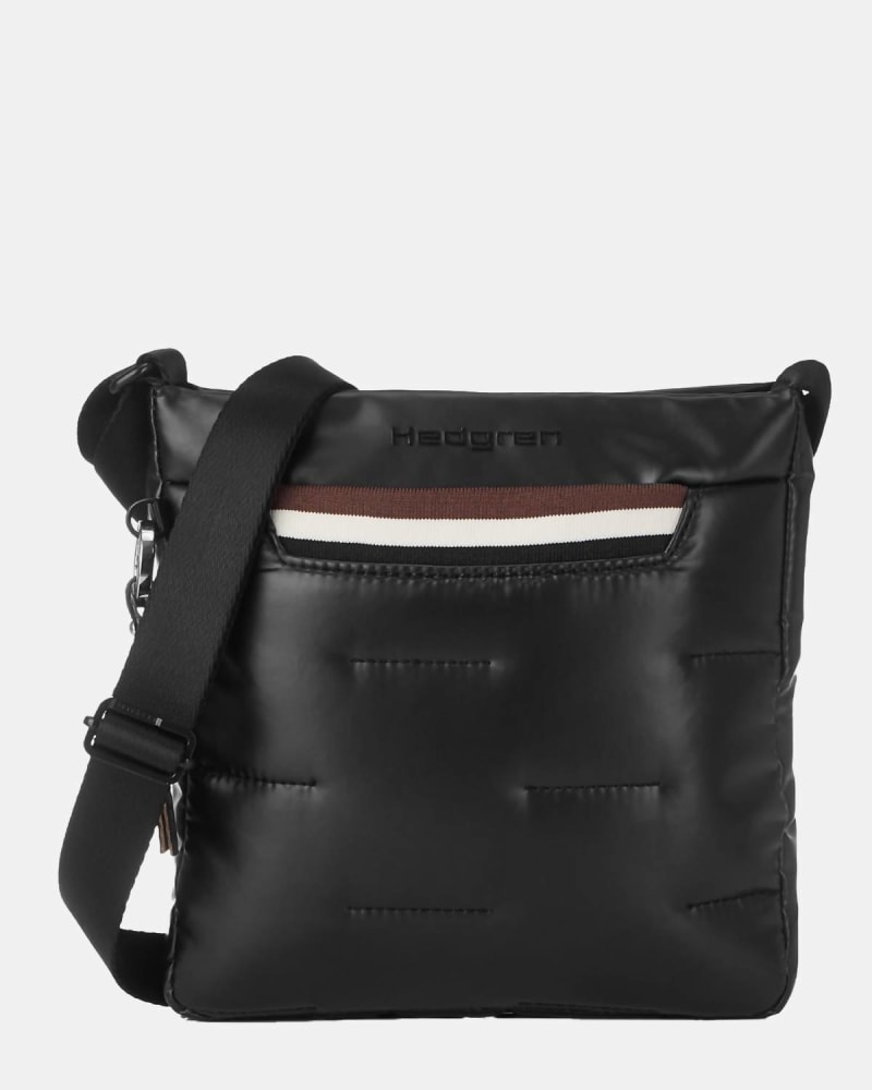 Front of a size O/S Cushy In Black in Black by Hedgren. | dia_product_style_image_id:350450